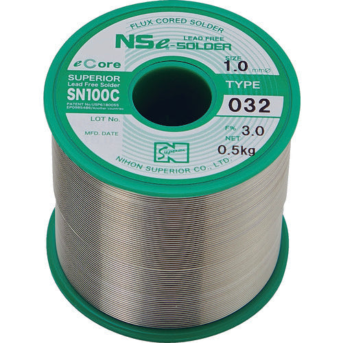 Lead Free Resin Flux Cored Solder  SN100C-032-06  Superior