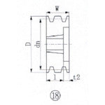 SP Pulley  SPA103-3  EVN