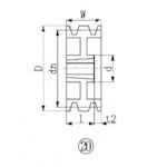 Load image into Gallery viewer, SP Pulley  SPB230-3  EVN
