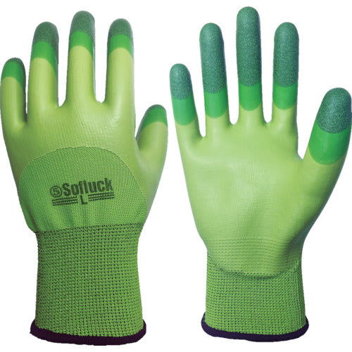 Rubber Coated Gloves  SR1900-GR-L  MARUGO