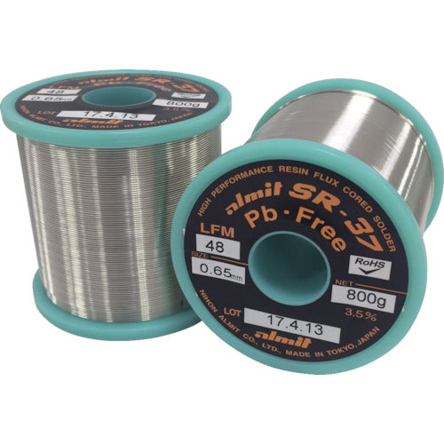 (Lead Free)Resin Flux Cored Solder  SR37LFM48-3.5-0.65MM  ALMIT