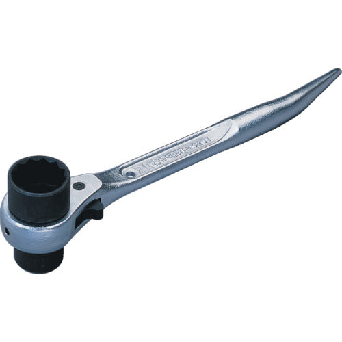 Double-end Ratchet Wrench(Claw Reversible Short Type)  SSR1721  SUPER TOOL