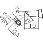 Replacement Tip  T12-BCM3  HAKKO