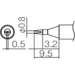 Replacement Tip  T12-D08  HAKKO