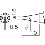 Replacement Tip  T12-D16Z  HAKKO