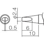 Replacement Tip  T12-D24Z  HAKKO