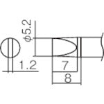 Replacement Tip  T12-D52  HAKKO