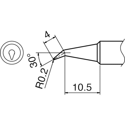 Replacement Tip  T18-BR02  HAKKO