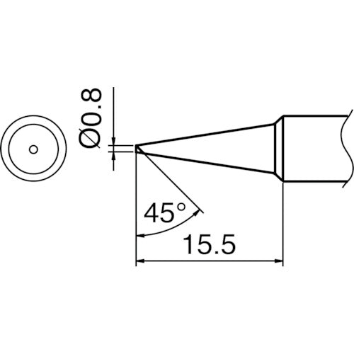 Replacement Tip  T18-C08  HAKKO