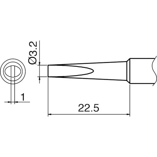 Replacement Tip  T18-DL32  HAKKO