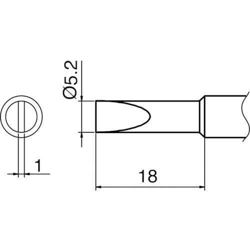 Replacement Tip  T18-S3  HAKKO