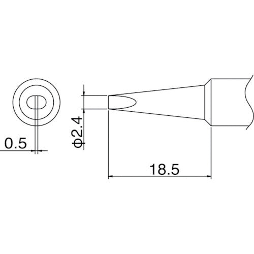 Temperature Controlled Soldering Iron  T19-D24  HAKKO