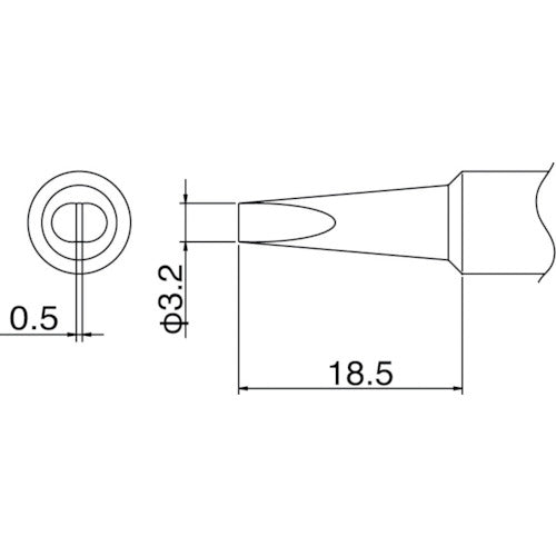 Temperature Controlled Soldering Iron  T19-D32  HAKKO