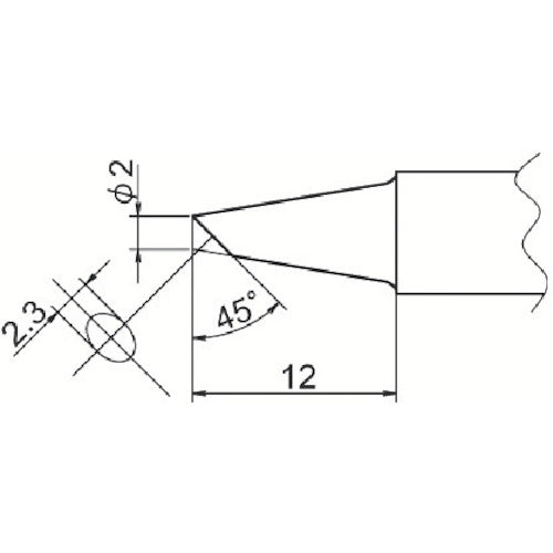 SOLDERING TIP  T20-BC2  HAKKO