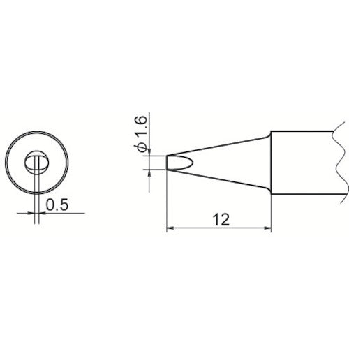 SOLDERING TIP  T20-D16  HAKKO