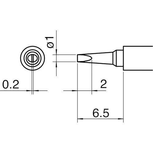 Soldering Tip  T30-D1  HAKKO