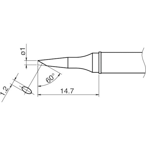 Soldering Tip  T31-01BC1  HAKKO