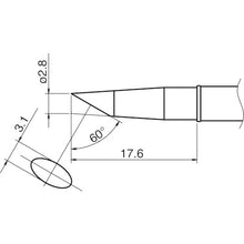 Load image into Gallery viewer, Soldering Tip  T31-01BC28  HAKKO
