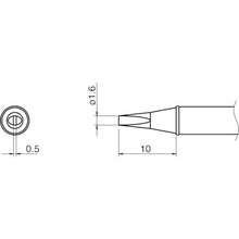 Load image into Gallery viewer, Soldering Tip  T31-01D16  HAKKO
