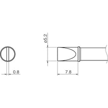 Load image into Gallery viewer, Soldering Tip  T31-01D52  HAKKO
