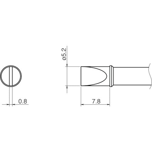 Soldering Tip  T31-01D52  HAKKO