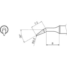 Load image into Gallery viewer, Soldering Tip  T31-01J02  HAKKO
