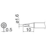 SOLDERING TIP  T31-03D16  HAKKO