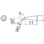 Load image into Gallery viewer, SOLDERING TIP  T31-03J02  HAKKO
