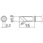 Load image into Gallery viewer, SOLDERING TIP  T31-03KU  HAKKO
