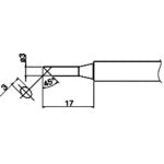 SOLDERING TIP SHAPE-3C FOR FX-650  T34-C3  HAKKO