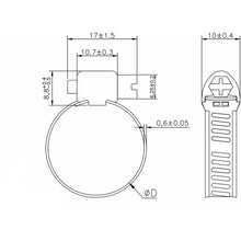 Load image into Gallery viewer, Stainless Steel Hose Band  TA8-16  TRUSCO
