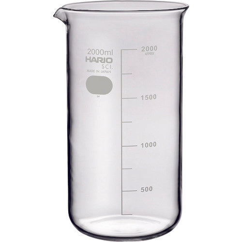 Tall beaker with Measurements 2000ml  TB-2L SCI  HARIO