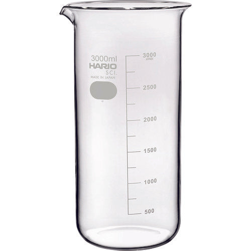 Tall beaker with Measurements 3000ml  TB-3L SCI  HARIO