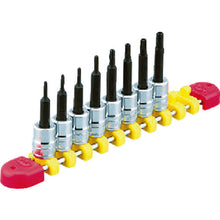 Load image into Gallery viewer, T-Type TORX[[RD]] Bit Socket Set  TBT208TH  KTC
