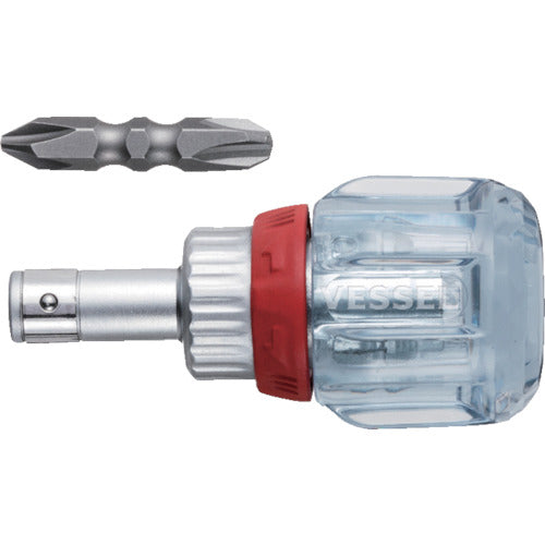 Ratchet Stubby Screwdriver  TD-6700W-23  VESSEL