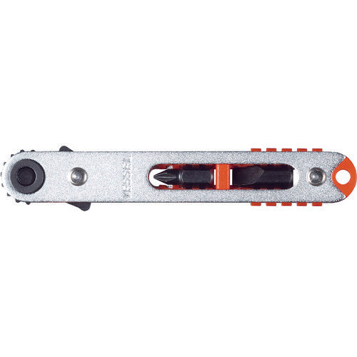 Flat-shaped Ratchet Screwdriver  TD-74  VESSEL