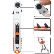 Load image into Gallery viewer, Flat-shaped Ratchet Screwdriver  TD-74  VESSEL
