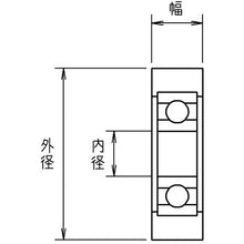 Load image into Gallery viewer, Engineering Plastics Coated Precision Bearing  TEFH1905  TRUSCO
