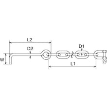 Load image into Gallery viewer, Stainless Steel With Anchor Chain  TGCH-4  TRUSCO
