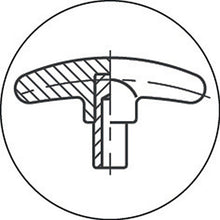 Load image into Gallery viewer, Plastic T-Handle  TH80  ELESA
