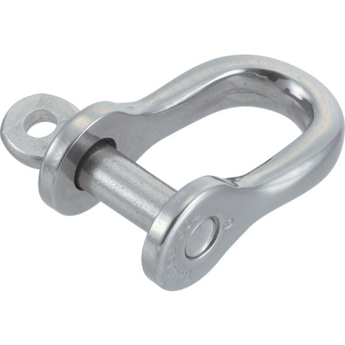 Stainless Steel Half-Round Screw Pin D-Shackle  THS-5  TRUSCO