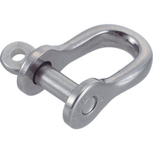 Load image into Gallery viewer, Stainless Steel Half-Round Screw Pin D-Shackle  THS-6  TRUSCO
