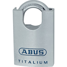 Load image into Gallery viewer, Massive but light padlock with reversible key  TITALIUM 96CSTI/50  ABUS

