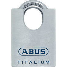 Load image into Gallery viewer, Massive but light padlock with reversible key  TITALIUM 96CSTI/60  ABUS
