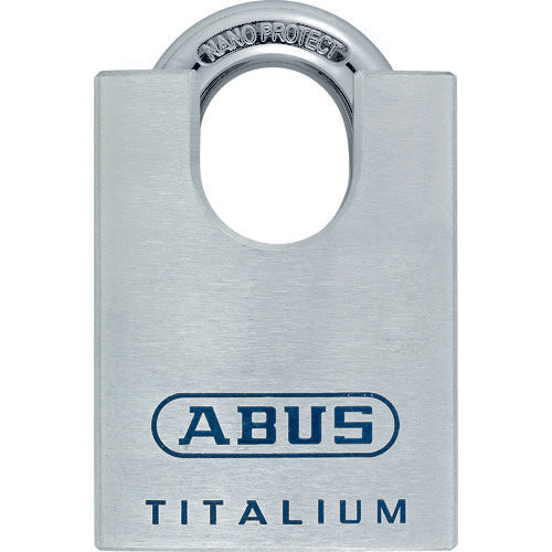 Massive but light padlock with reversible key  TITALIUM 96CSTI/60  ABUS