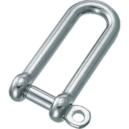 Stainless Steel Long Screw Pin D-Shackle  TLNS-10  TRUSCO