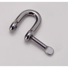 Load image into Gallery viewer, Stainless Steel Locking Pin D-Shackle  TLPS-4  TRUSCO
