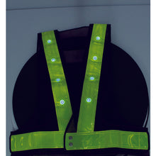 Load image into Gallery viewer, LED Safety Vest(Red Blue Alternation Blinking)  TLWH-RB  TRUSCO
