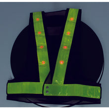 Load image into Gallery viewer, LED Safety Vest(Red Blue Alternation Blinking)  TLWH-RB  TRUSCO

