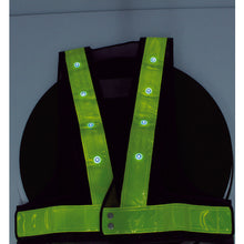 Load image into Gallery viewer, LED Safety Vest(Red Blue Alternation Blinking)  TLYE-RB  TRUSCO
